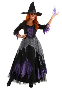 Suzhou Zhongsheng Imp & Exp Co., Ltd Midnight Purple Witch Costume For Women