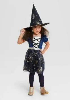 The Wholesale Group Midnight Witch Kids Costume