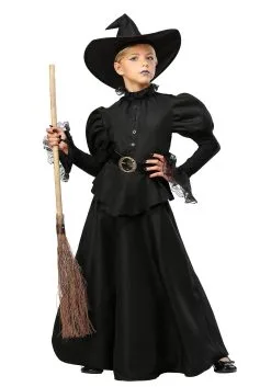 Fun Costumes Classic Black Witch Girls Costume