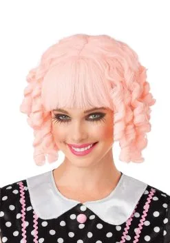 Seasons (HK) Ltd. Light Pink Doll Wig Accessory