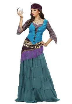 Fun Costumes Fabulous Fortune Teller Plus Size Women's Costume