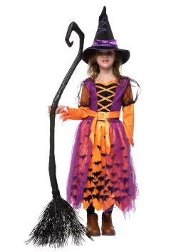 Joyin Light Up Orange Bat Toddler/Girl's Witch Costume