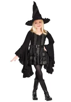 Fun World Black Witch Girl's Costume Dress