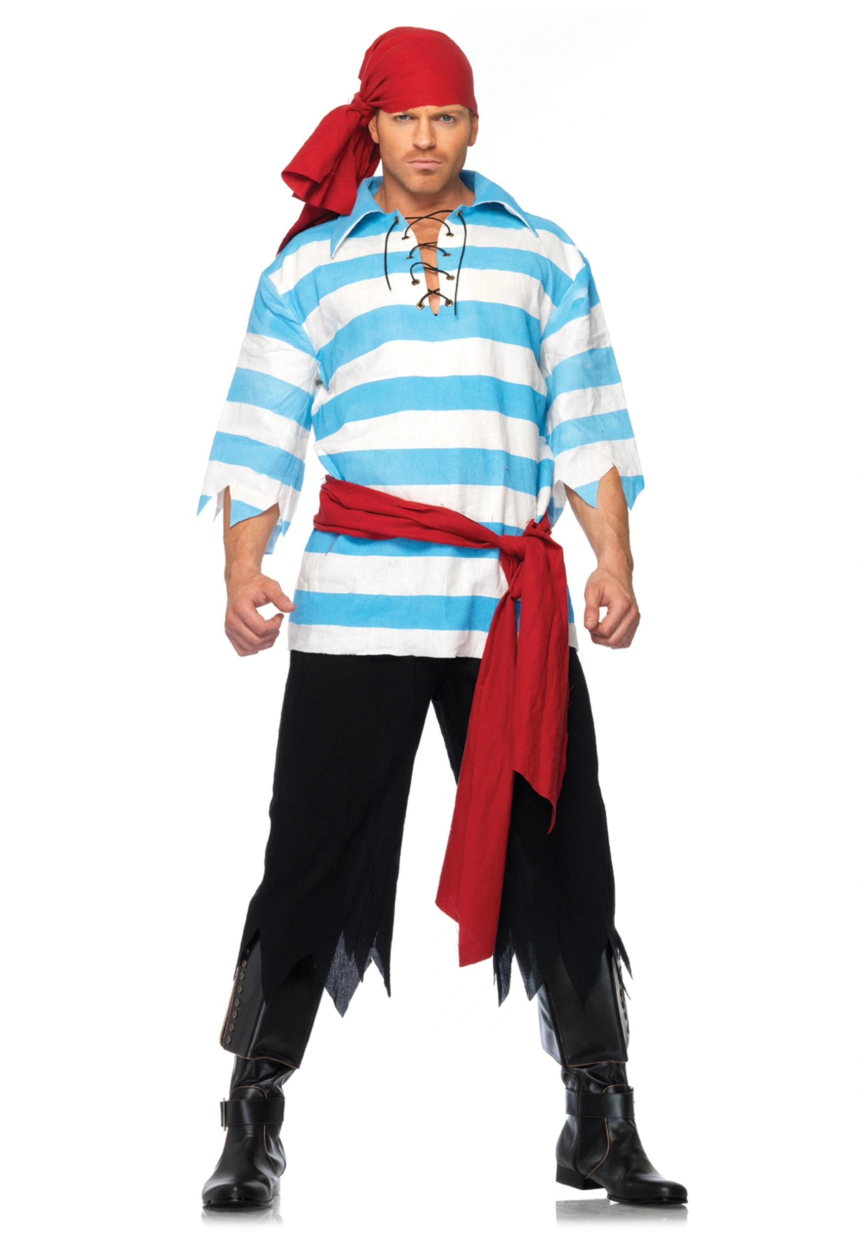 LEG AVENUE Pillaging Pirate Costume For Men 1 LEG AVENUE Pillaging Pirate Costume For Men