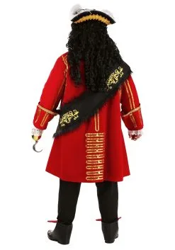 Peter Pan Costumes Shop -Peter Pan Costumes Shop plus size elite captain hook costume back
