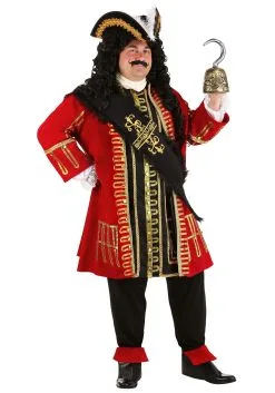 Fun Costumes Elite Captain Hook Plus Size Costume