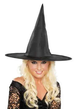 Seasons (HK) Ltd. Classic Witch Hat With Orange Trim