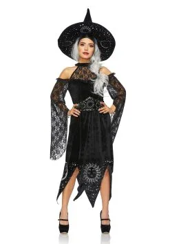 Seeing Red Women's Black Mystic Witch Costume