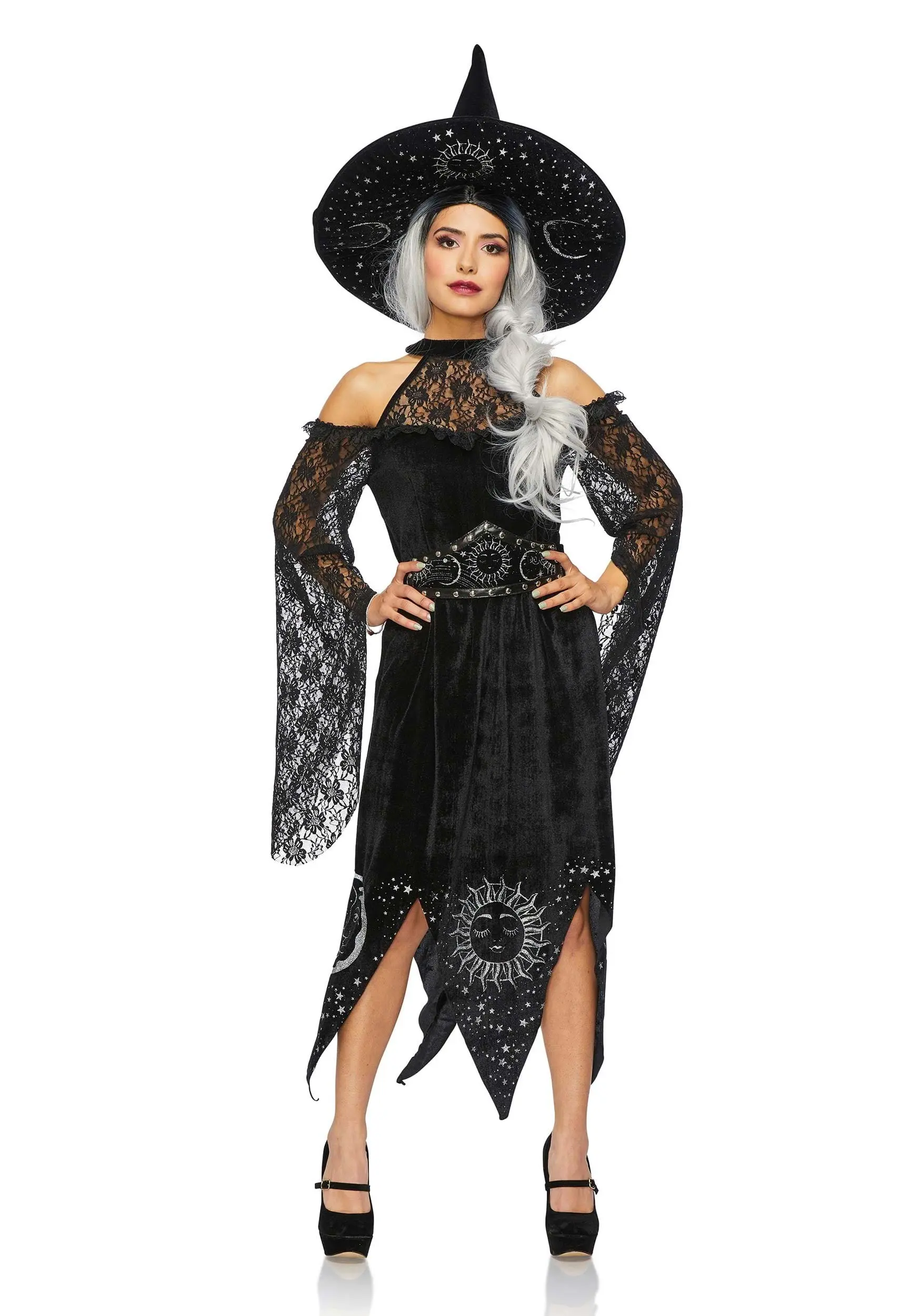 Seeing Red Women's Black Mystic Witch Costume 1 Seeing Red Women's Black Mystic Witch Costume