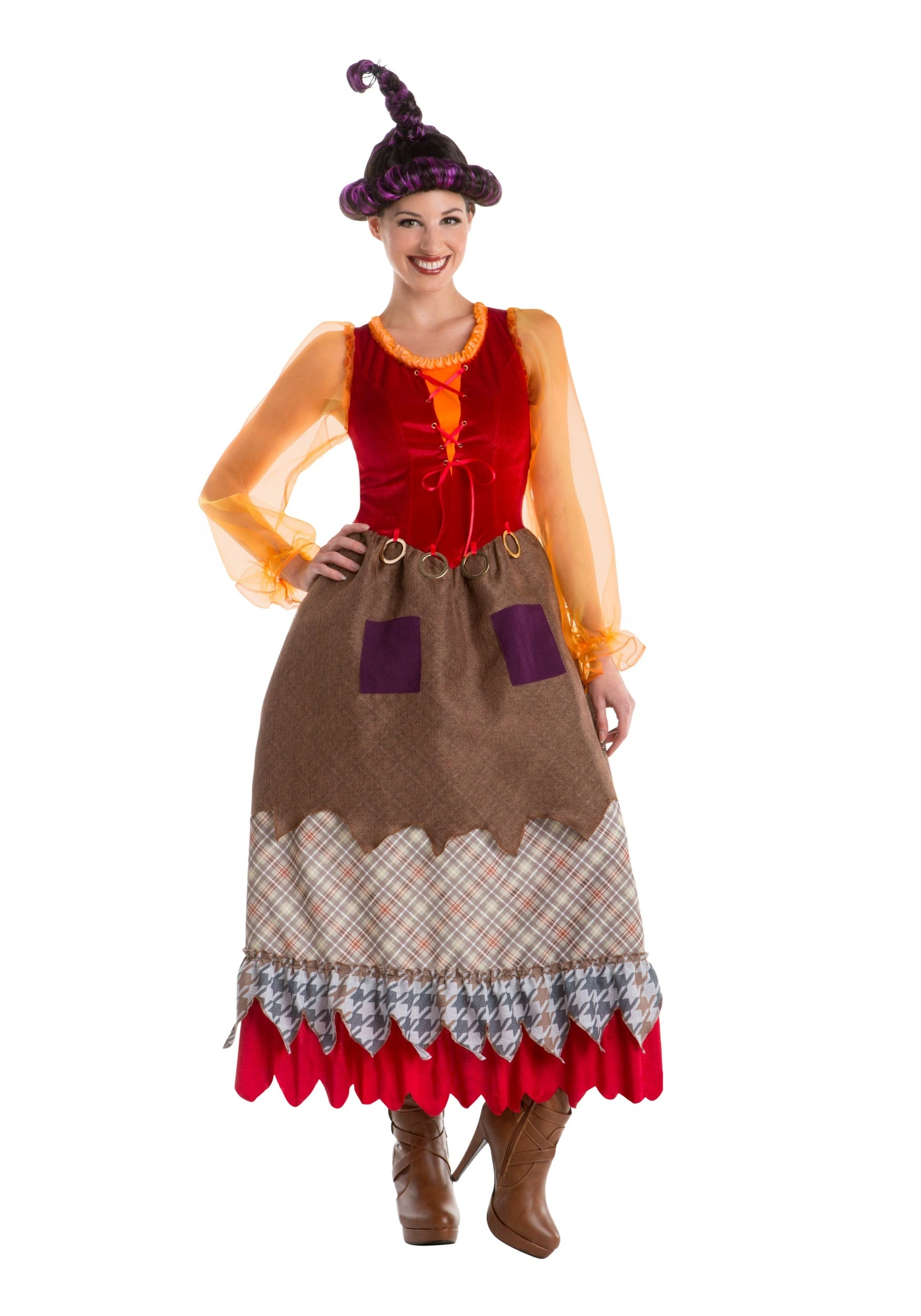 LF Products Pte. Ltd. Goofy Salem Sister Women's Witch Costume 1 LF Products Pte. Ltd. Goofy Salem Sister Women's Witch Costume