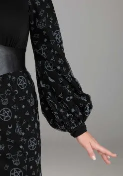 Armada Retrograde Witch Costume For Women 10 Armada Retrograde Witch Costume For Women -Peter Pan Costumes Shop womens retrograde witch costume alt 2