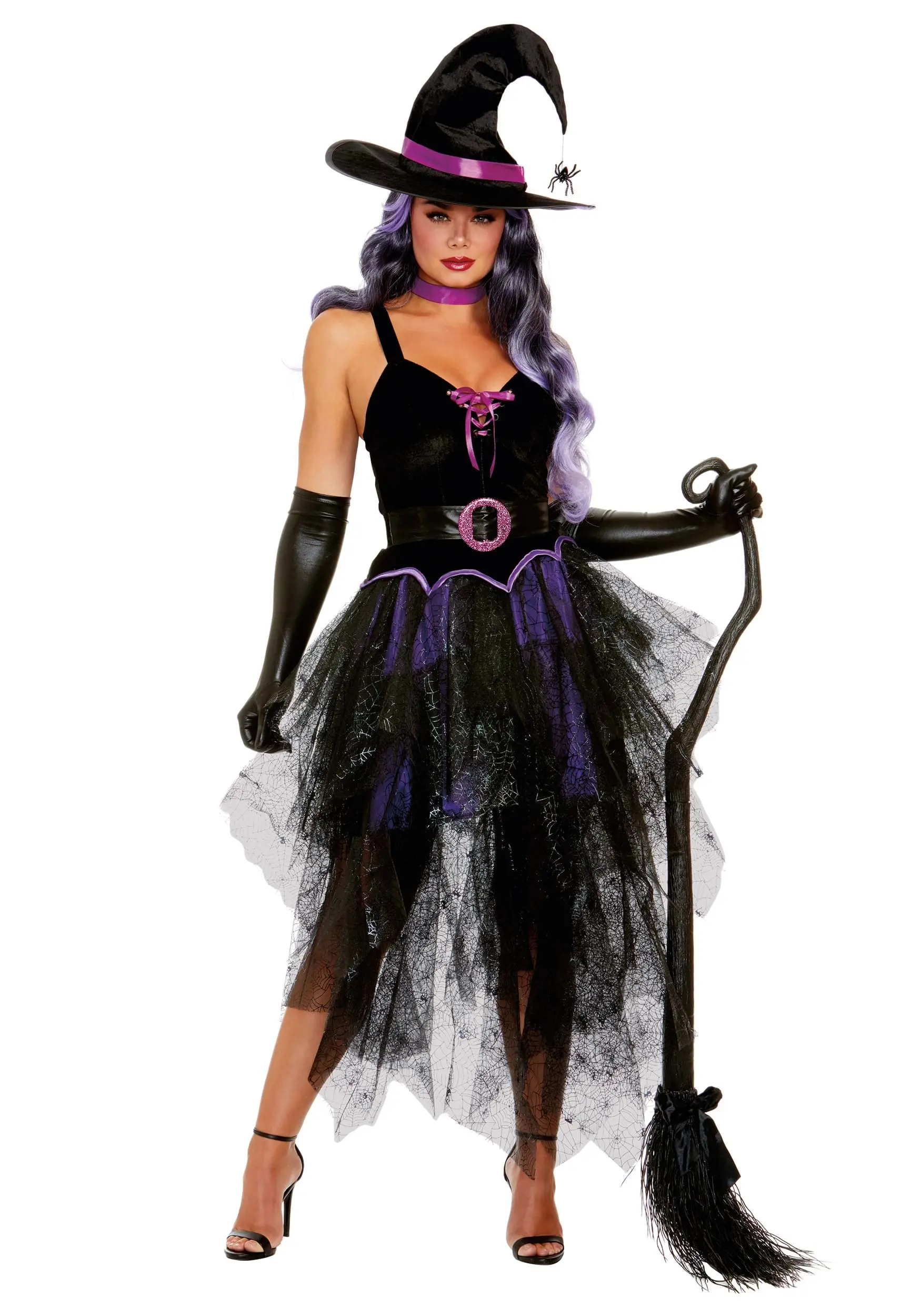 Dreamgirl Women's Purple Sexy Witch Costume 1 Dreamgirl Women's Purple Sexy Witch Costume